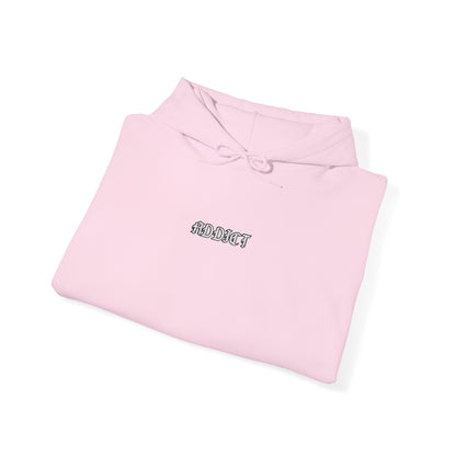 Addict - minimalist embroidered hoodie