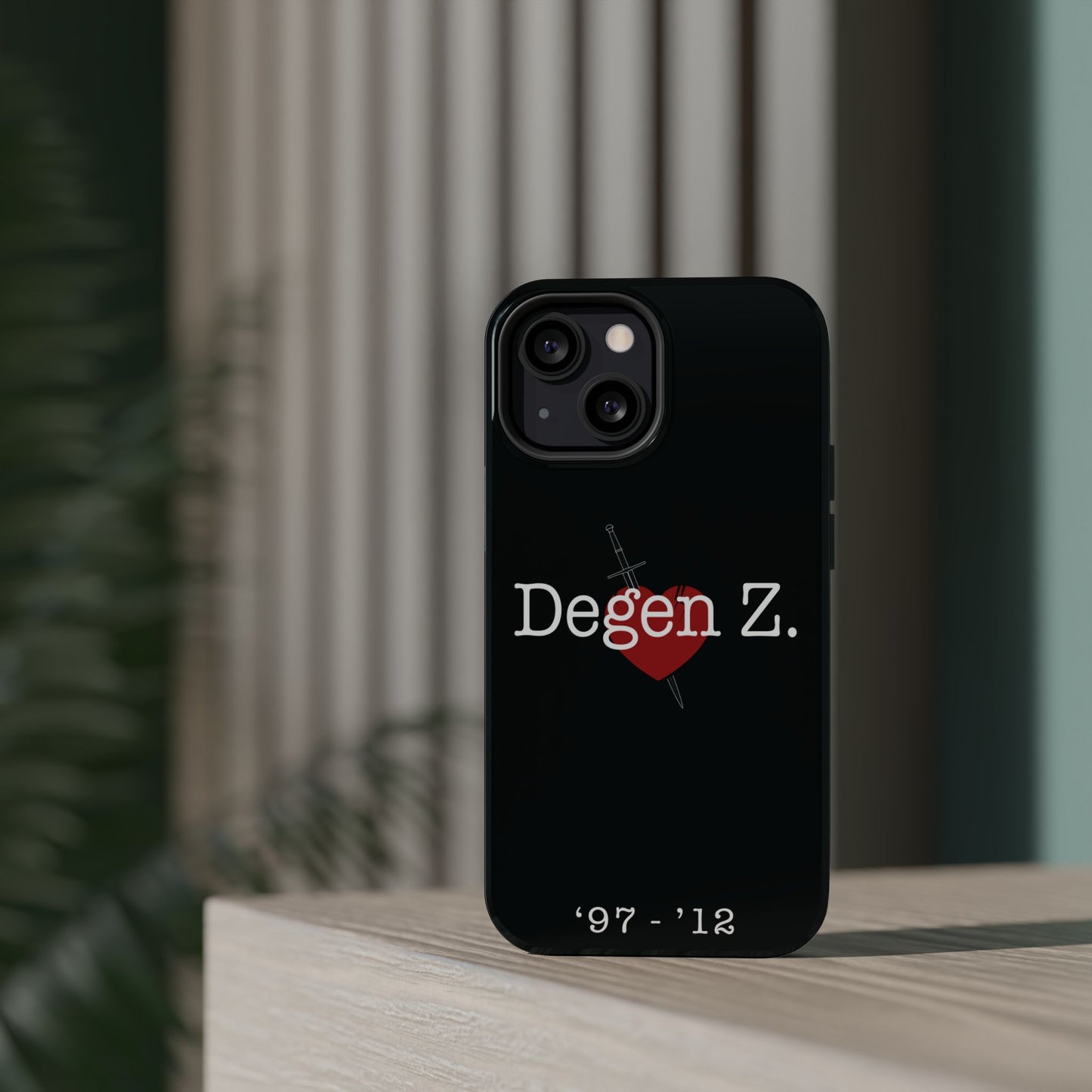 Phone Case — "Degen Z." Heart & Dagger Magnetic Impact-Resistant Case (’97–’12)