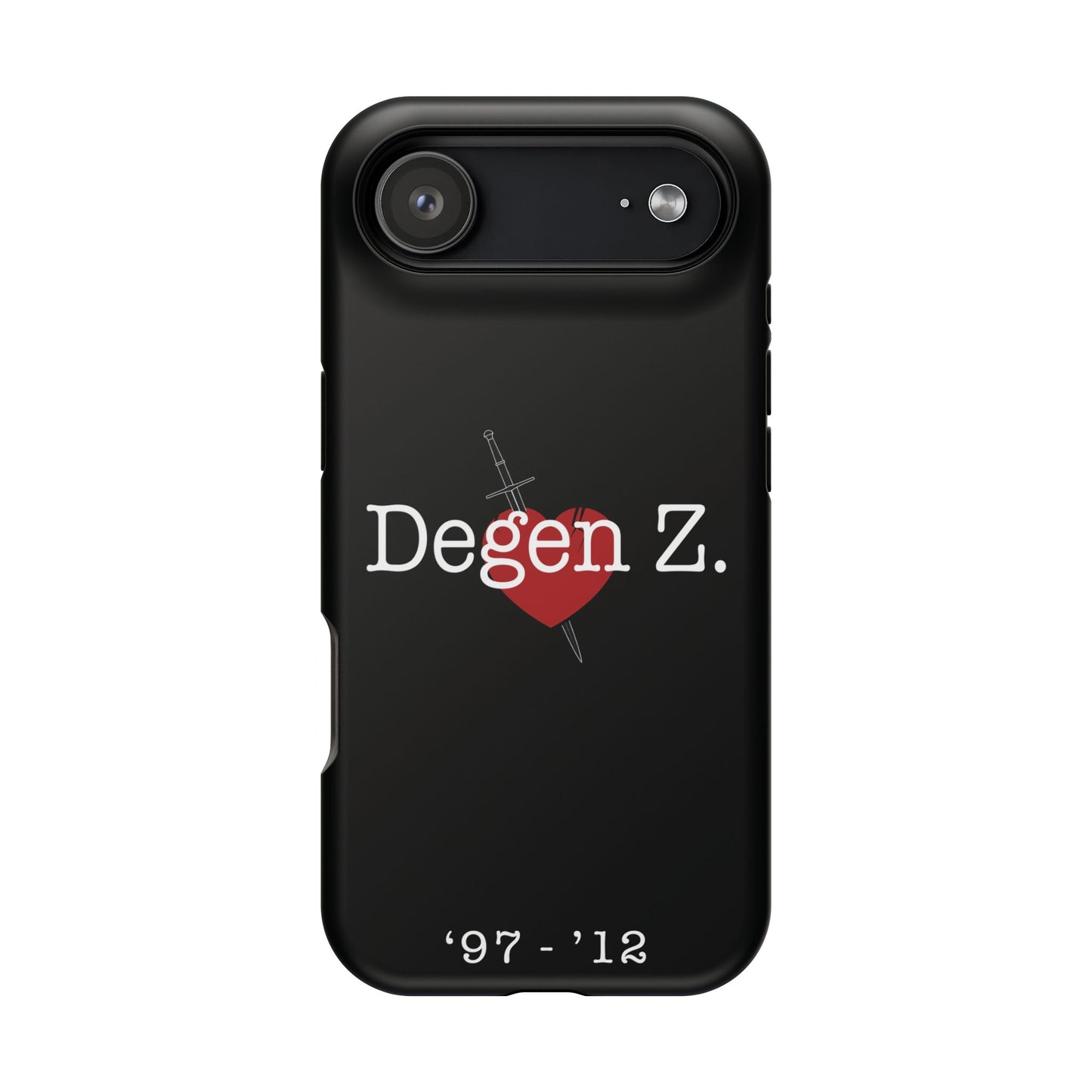 Phone Case — "Degen Z." Heart & Dagger Magnetic Impact-Resistant Case (’97–’12)