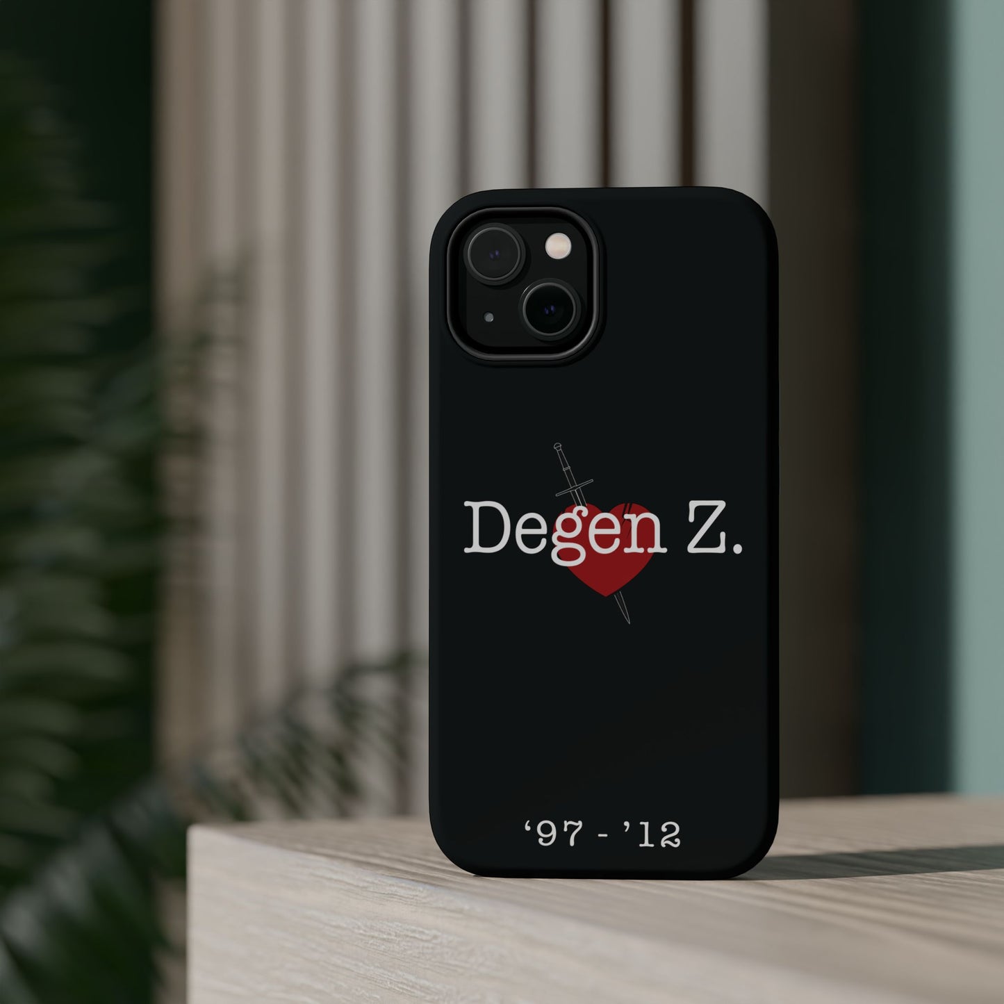 Phone Case — "Degen Z." Heart & Dagger Magnetic Impact-Resistant Case (’97–’12)