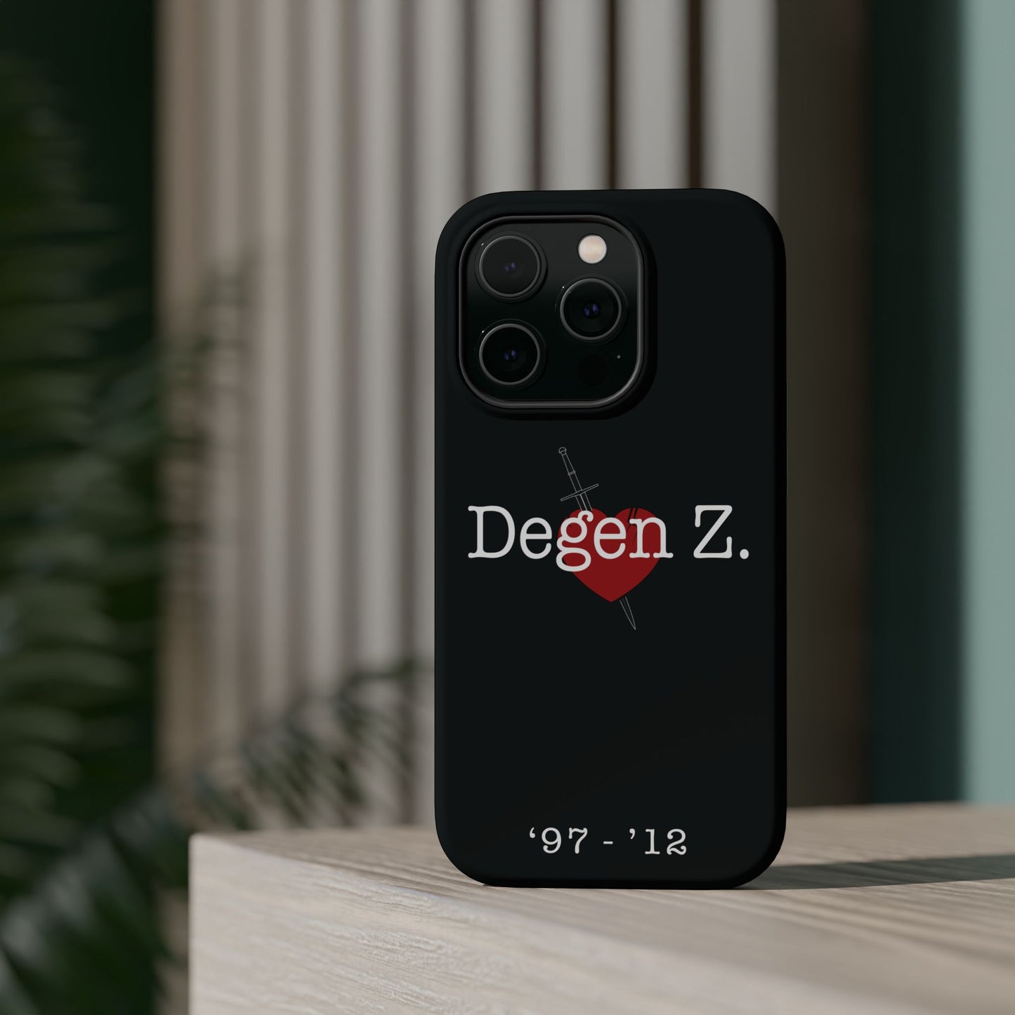 Phone Case — "Degen Z." Heart & Dagger Magnetic Impact-Resistant Case (’97–’12)