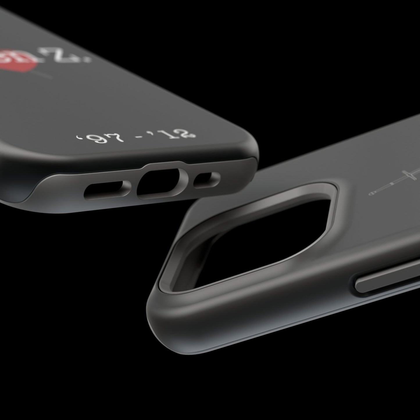 Phone Case — "Degen Z." Heart & Dagger Magnetic Impact-Resistant Case (’97–’12)