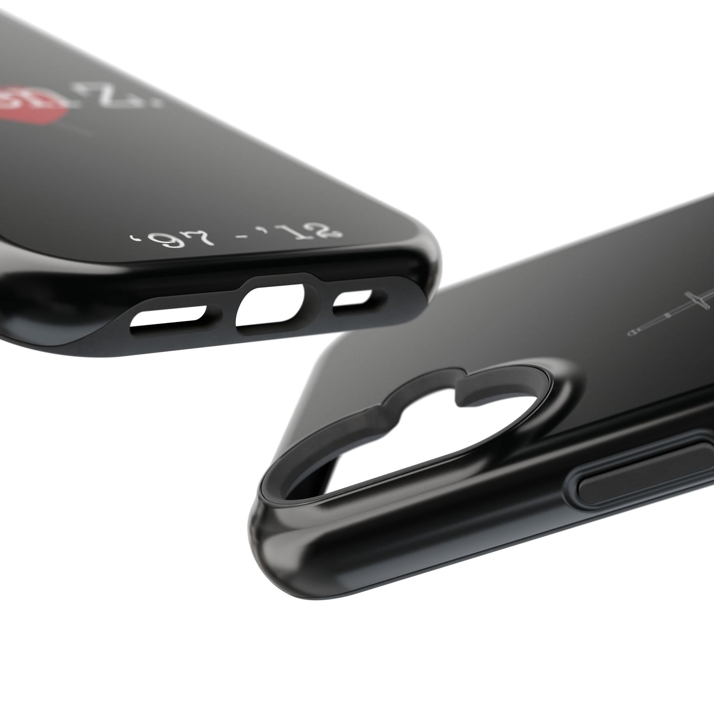 Phone Case — "Degen Z." Heart & Dagger Magnetic Impact-Resistant Case (’97–’12)