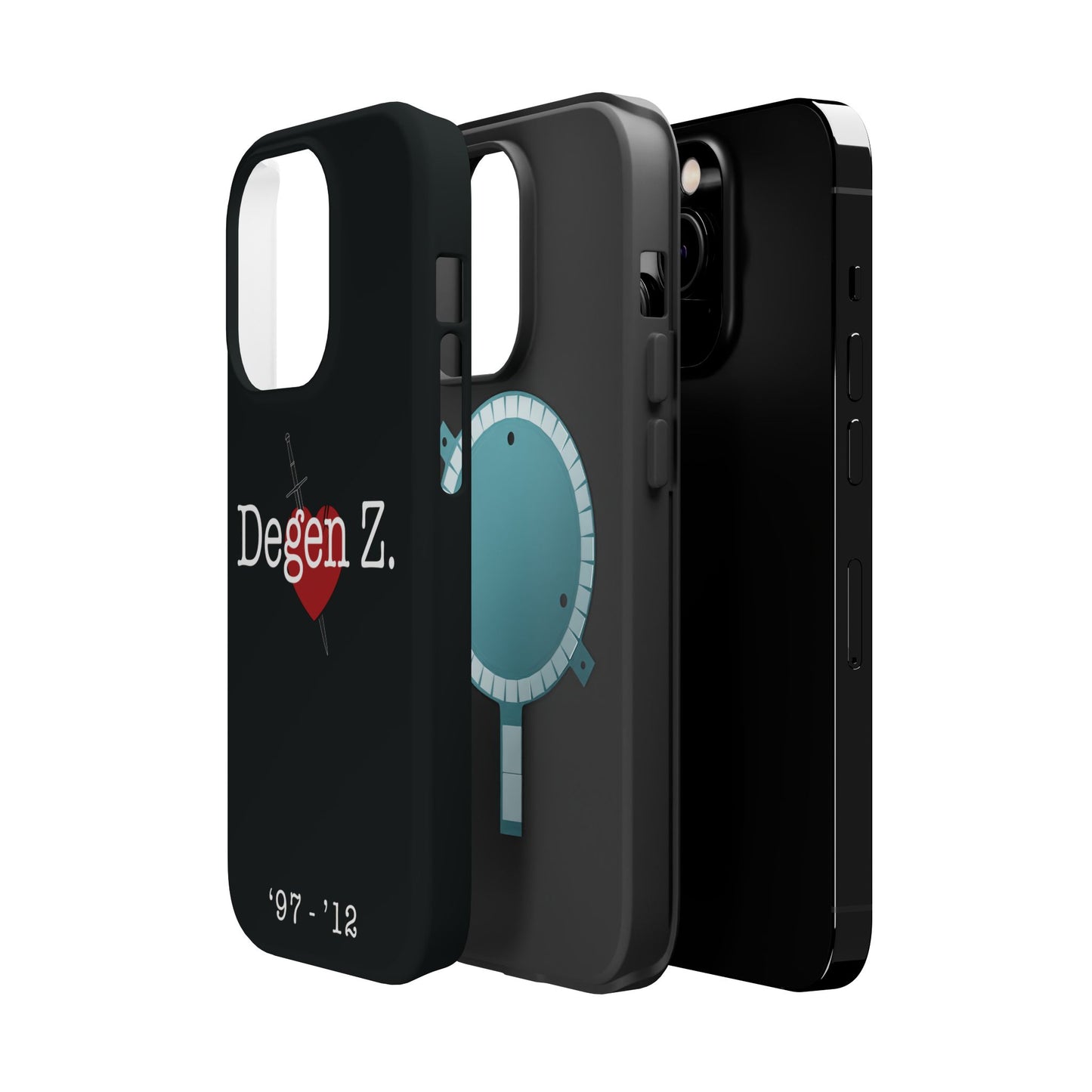 Phone Case — "Degen Z." Heart & Dagger Magnetic Impact-Resistant Case (’97–’12)