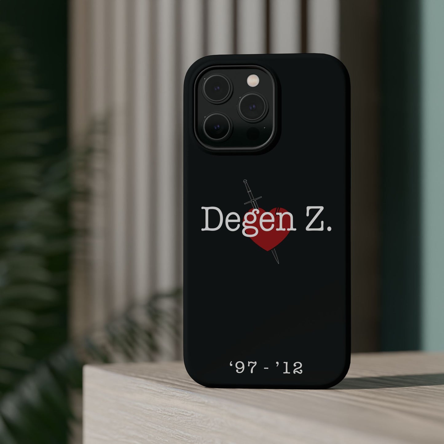 Phone Case — "Degen Z." Heart & Dagger Magnetic Impact-Resistant Case (’97–’12)