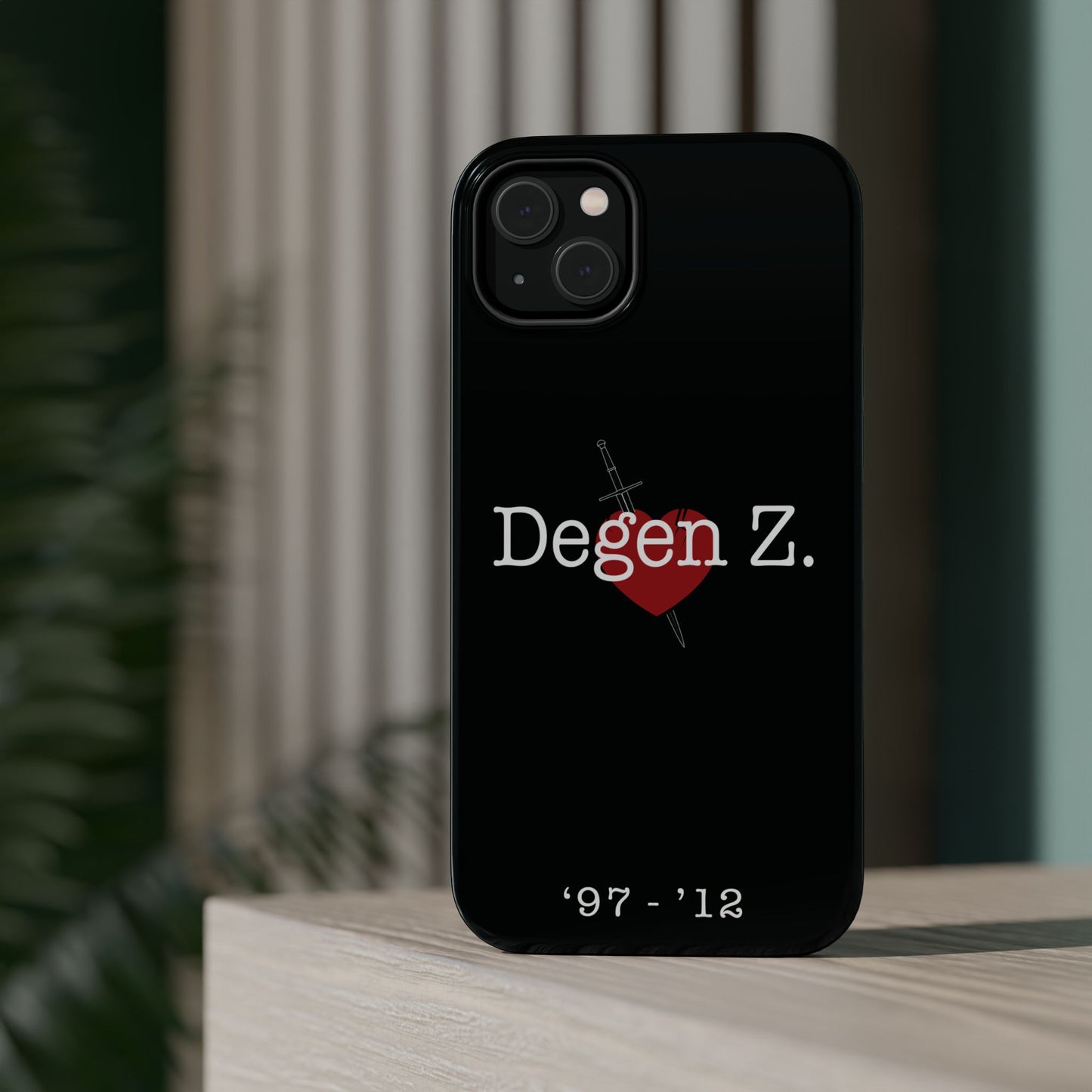 Phone Case — "Degen Z." Heart & Dagger Magnetic Impact-Resistant Case (’97–’12)