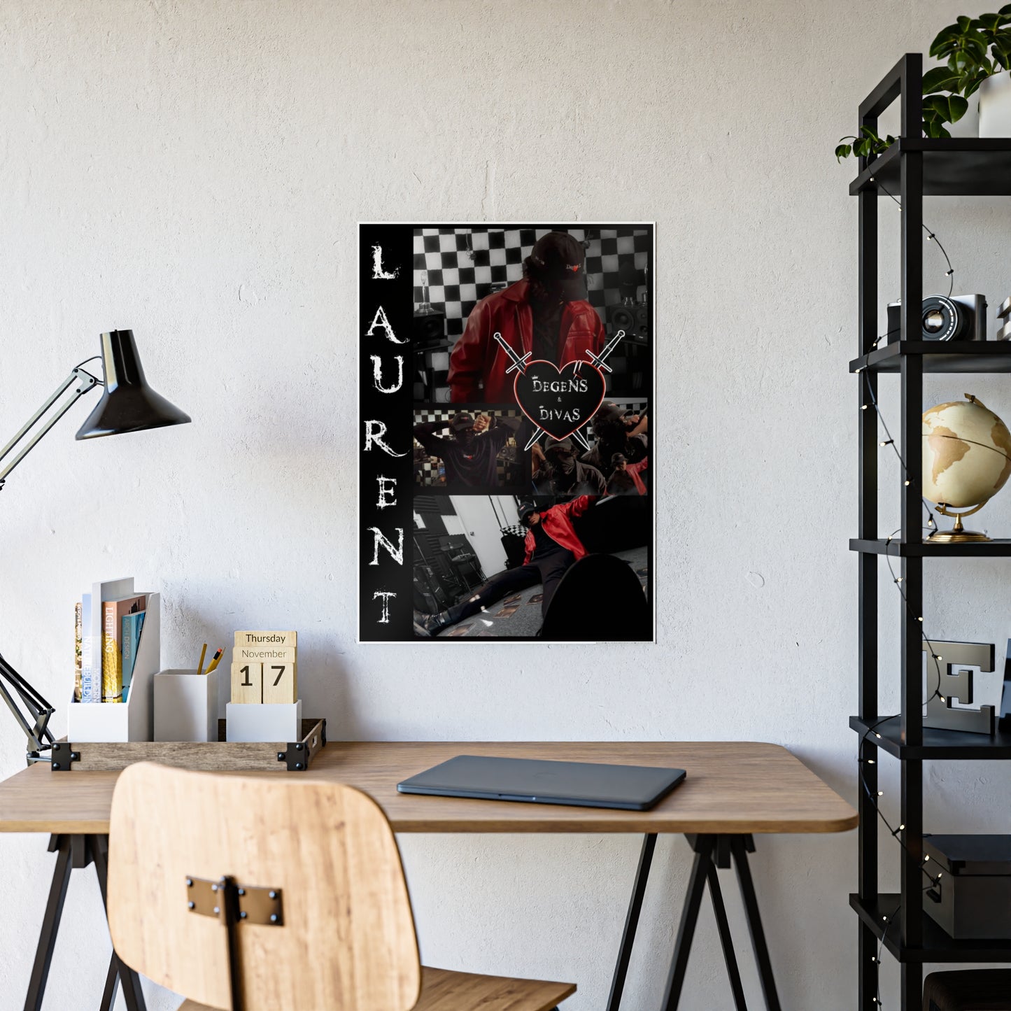 Laurent - "Degens & Divas" Glossy Poster