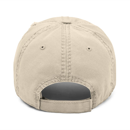Embroidered "Love Addict" Distressed Dad Hat