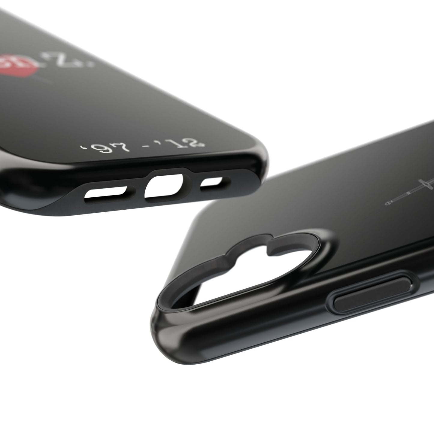 Phone Case — "Degen Z." Heart & Dagger Magnetic Impact-Resistant Case (’97–’12)