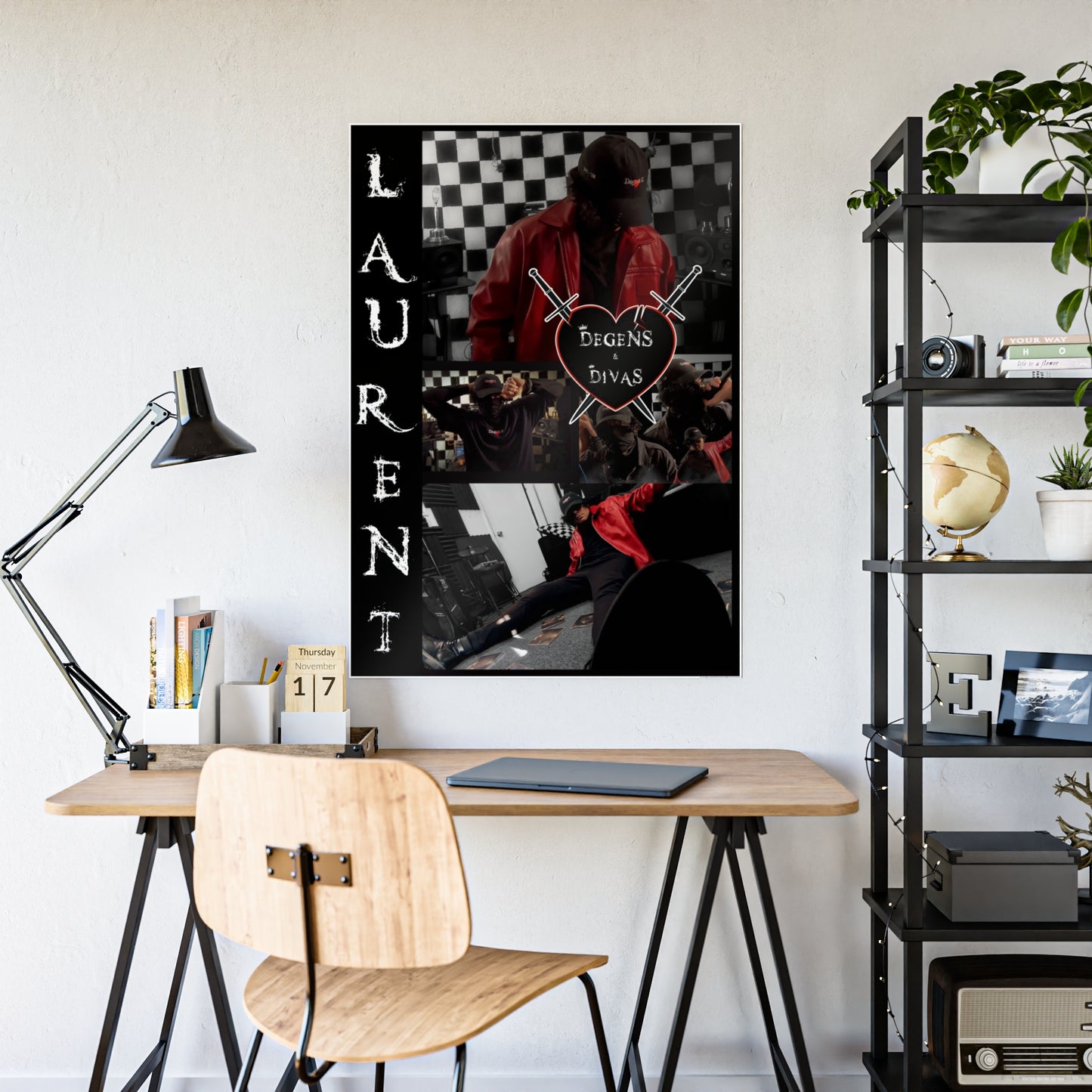 Laurent - "Degens & Divas" Glossy Poster