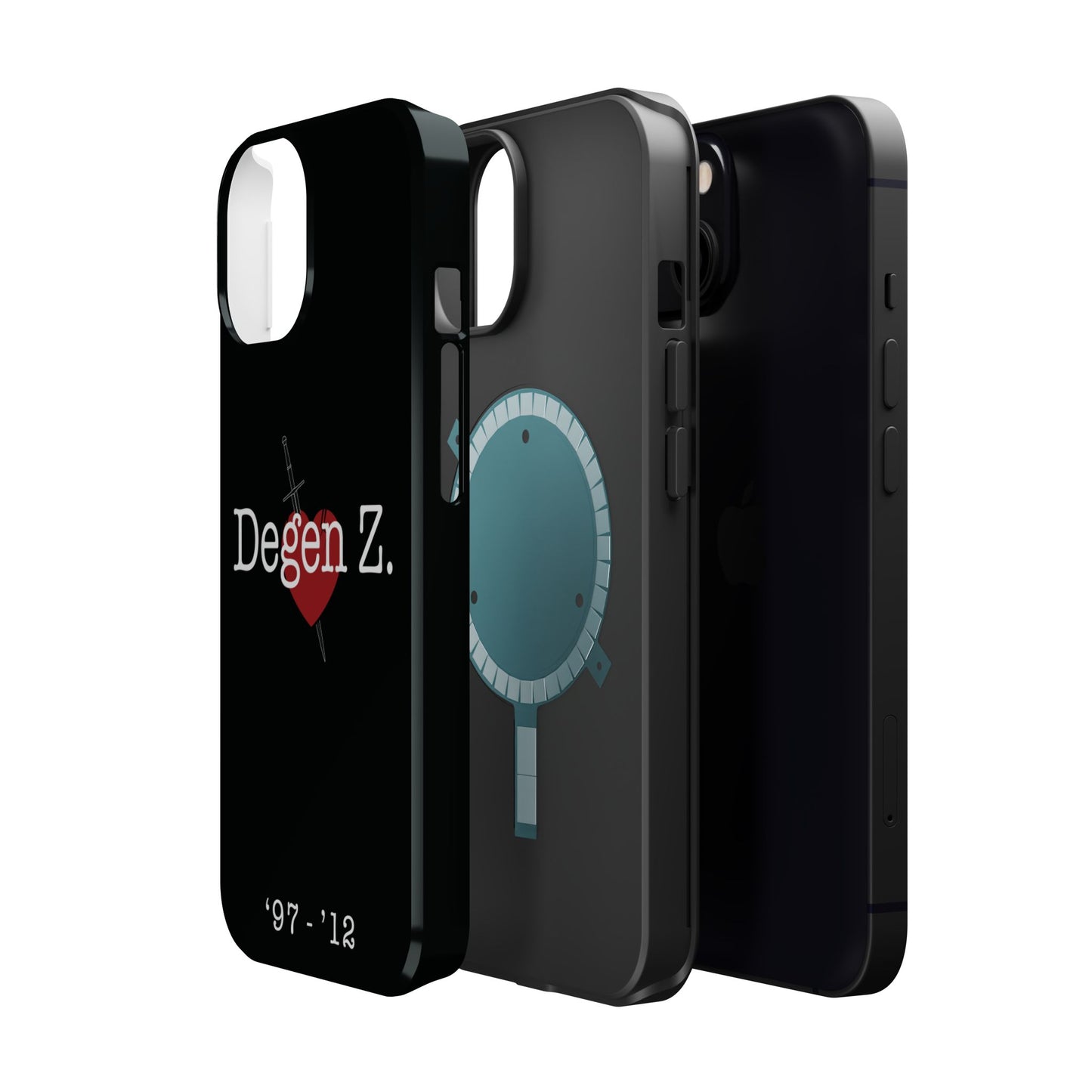 Phone Case — "Degen Z." Heart & Dagger Magnetic Impact-Resistant Case (’97–’12)