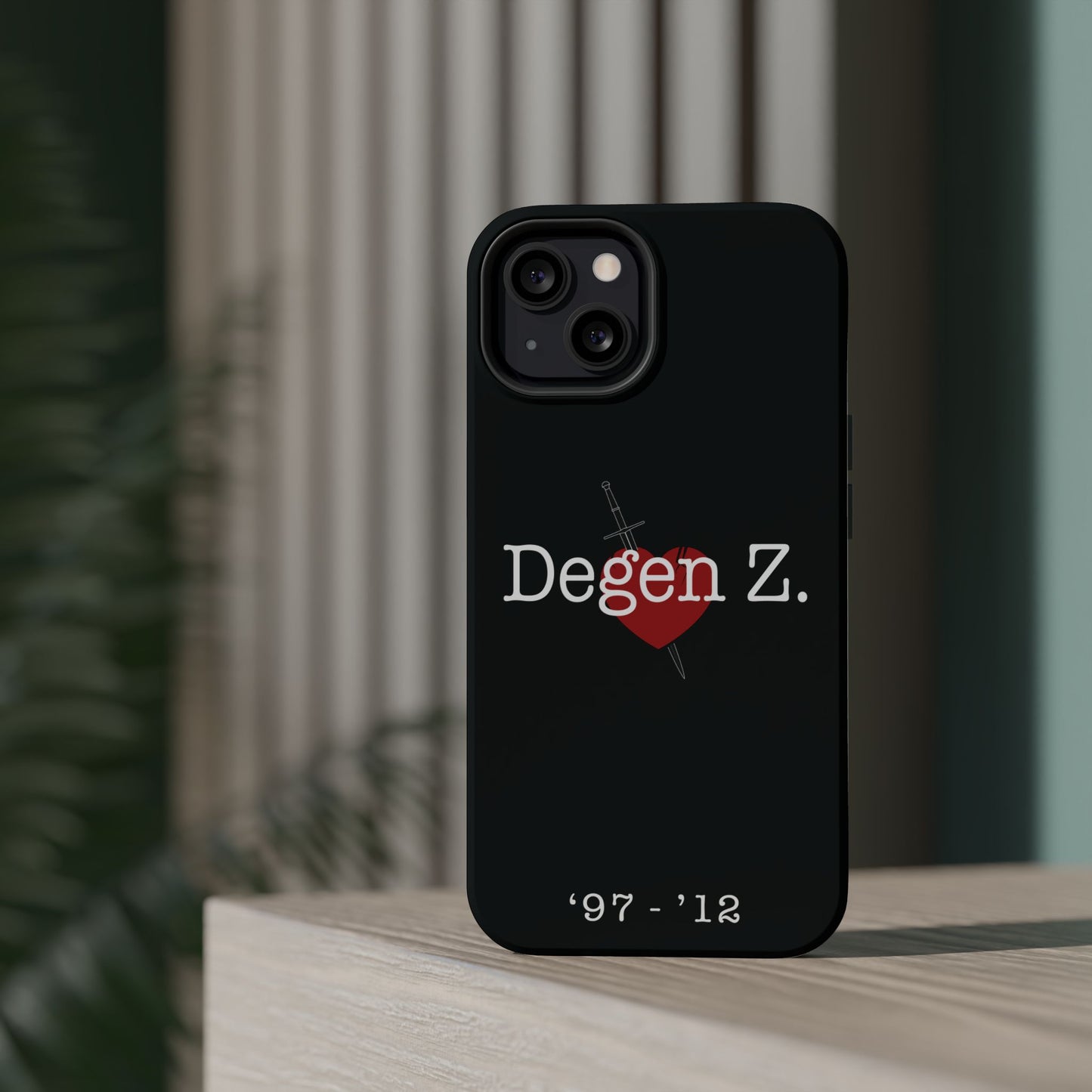 Phone Case — "Degen Z." Heart & Dagger Magnetic Impact-Resistant Case (’97–’12)