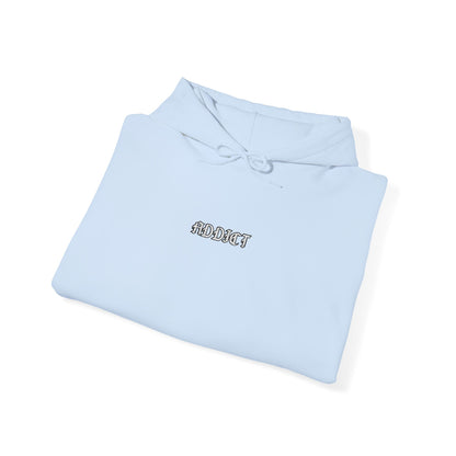 Addict - minimalist embroidered hoodie