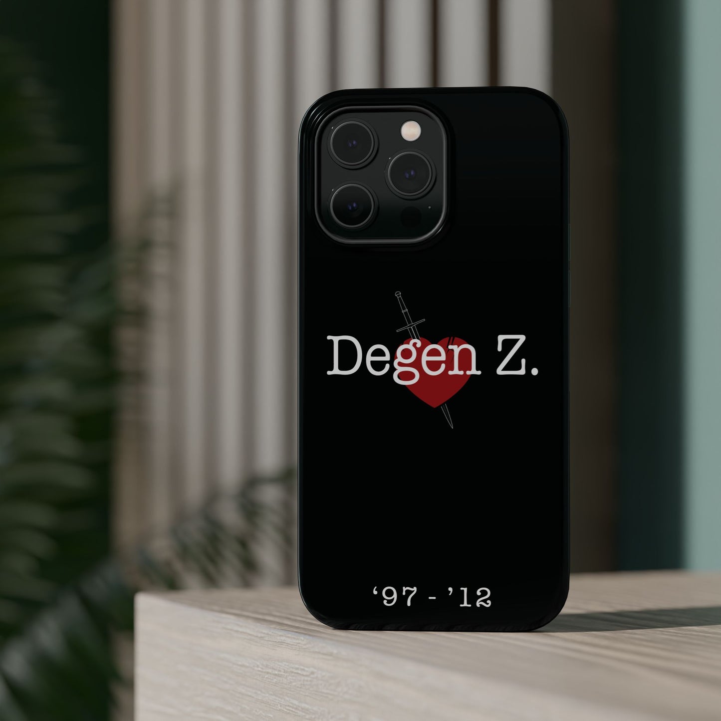 Phone Case — "Degen Z." Heart & Dagger Magnetic Impact-Resistant Case (’97–’12)