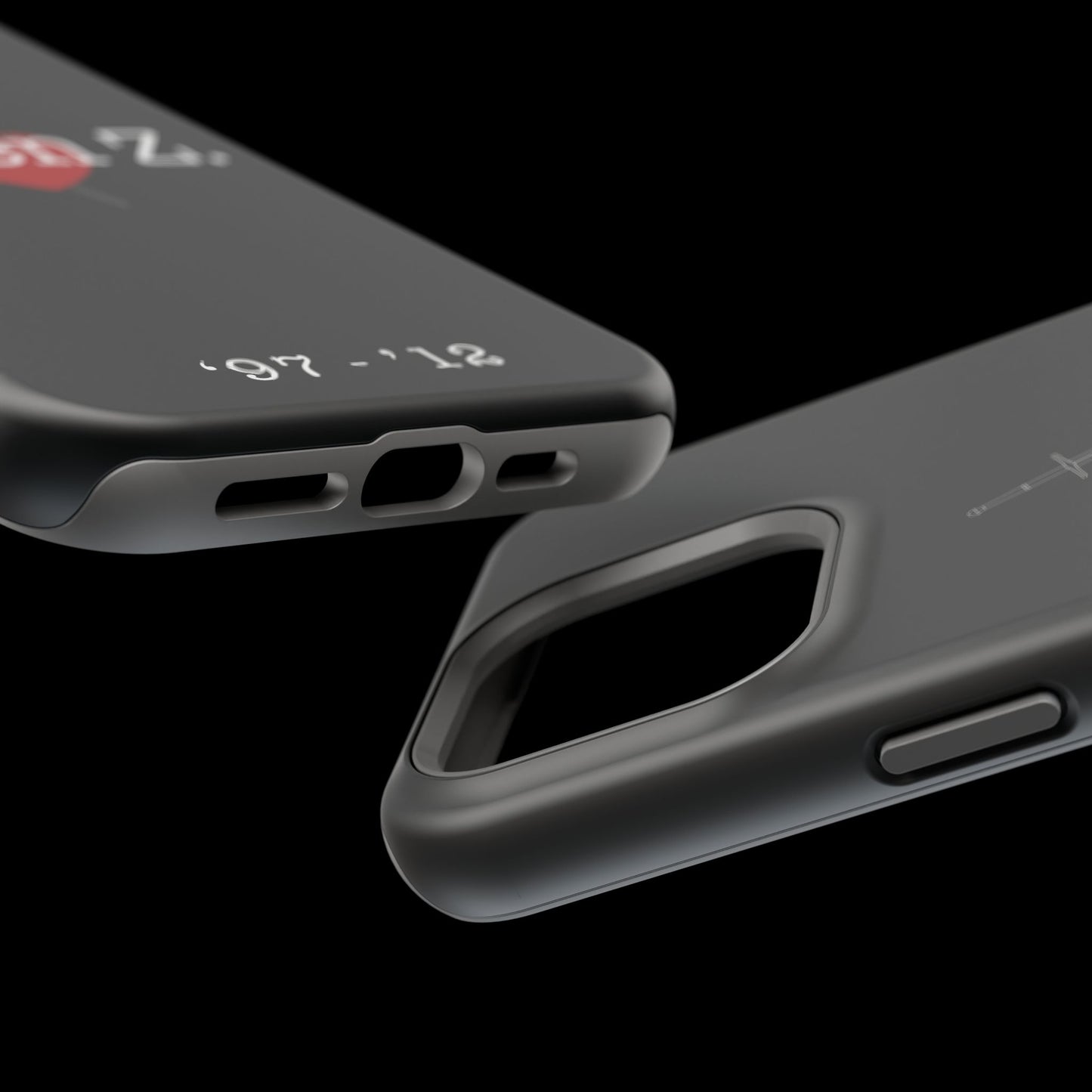 Phone Case — "Degen Z." Heart & Dagger Magnetic Impact-Resistant Case (’97–’12)