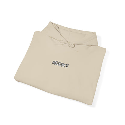 Addict - minimalist embroidered hoodie