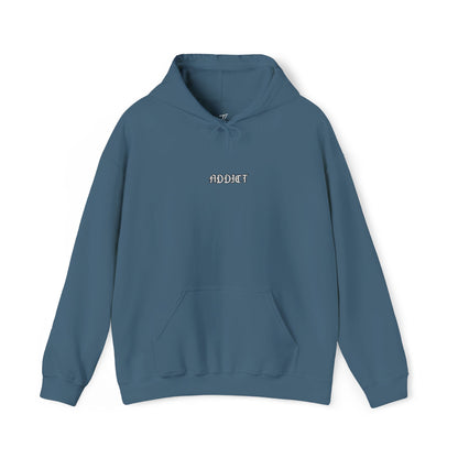 Addict - minimalist embroidered hoodie