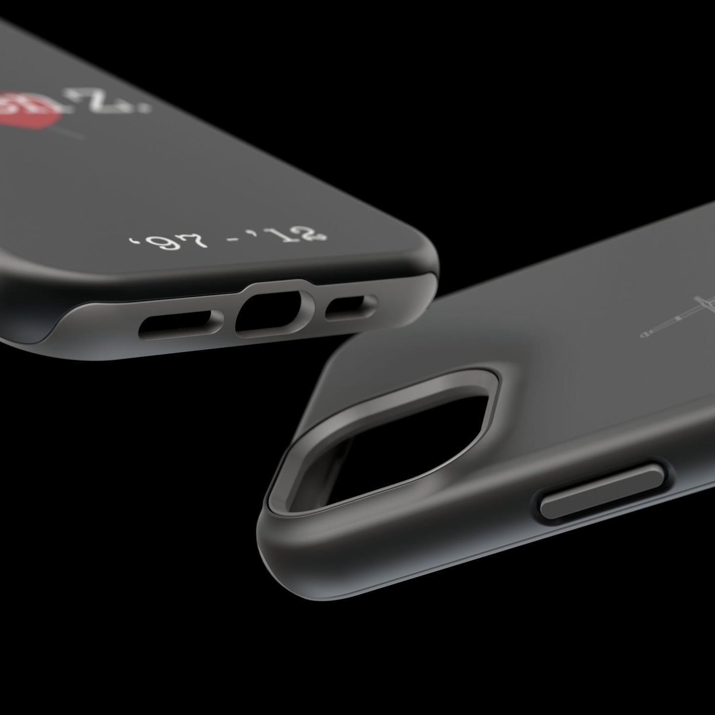 Phone Case — "Degen Z." Heart & Dagger Magnetic Impact-Resistant Case (’97–’12)