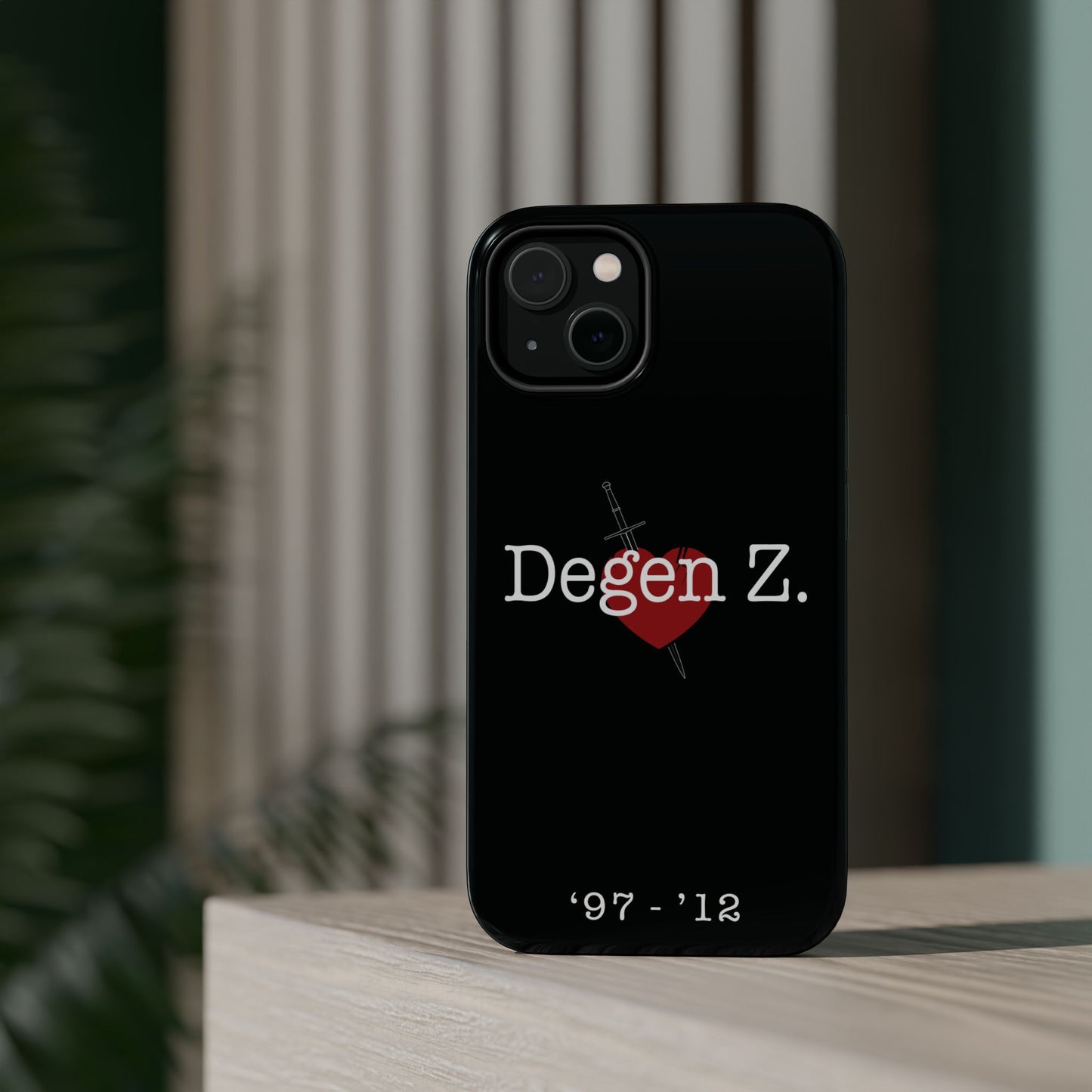 Phone Case — "Degen Z." Heart & Dagger Magnetic Impact-Resistant Case (’97–’12)