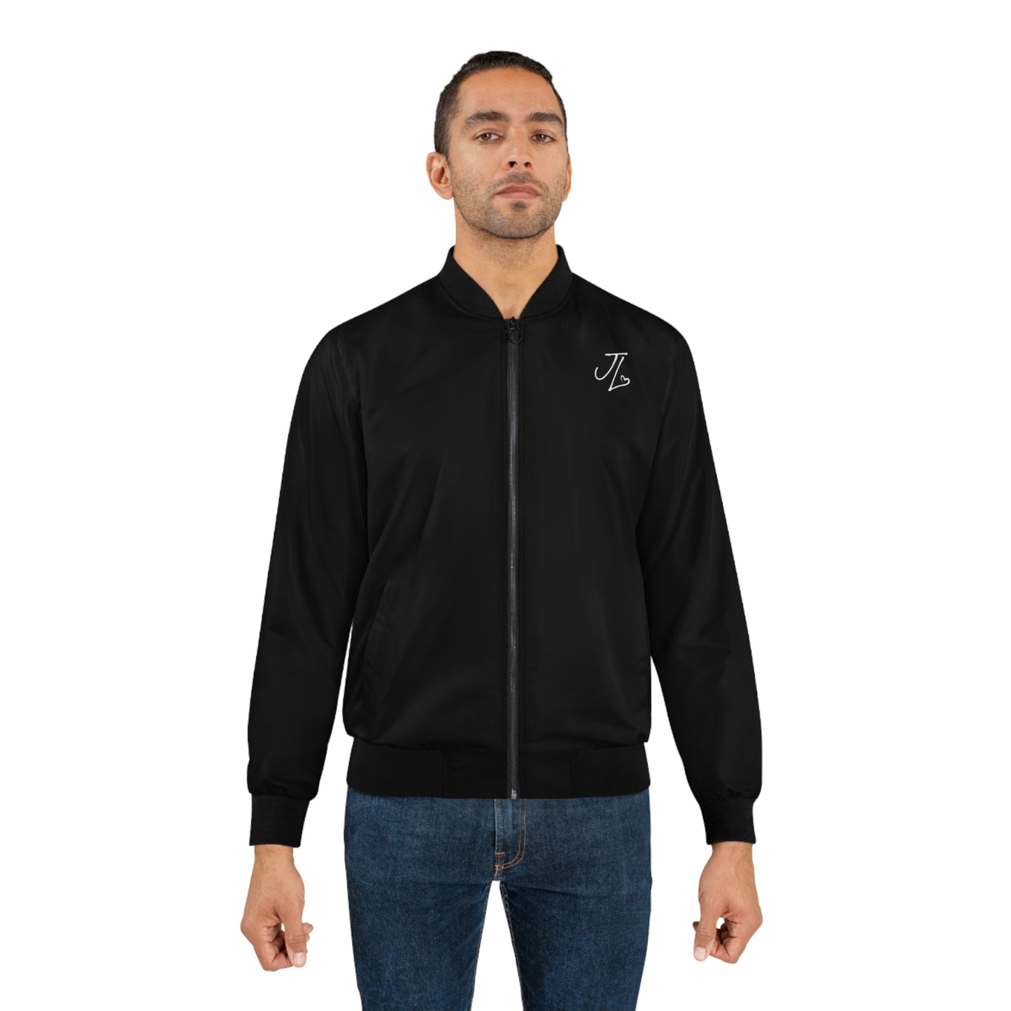 Black Dripping Rose Men's Bomber Jacket