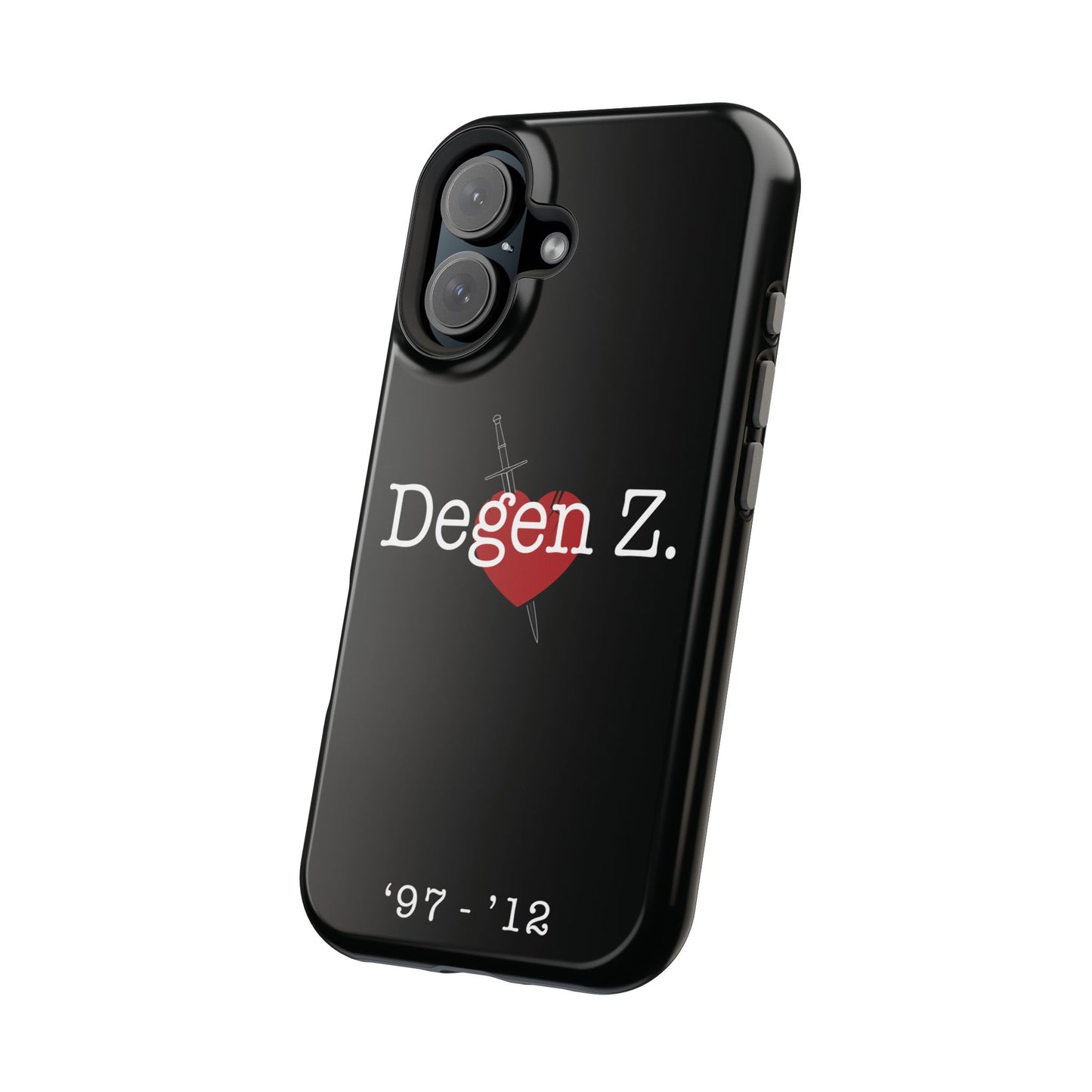 Phone Case — "Degen Z." Heart & Dagger Magnetic Impact-Resistant Case (’97–’12)