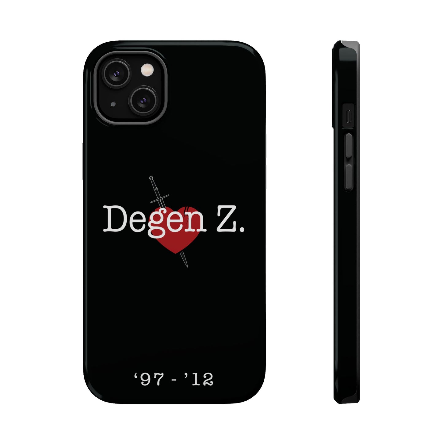 Phone Case — "Degen Z." Heart & Dagger Magnetic Impact-Resistant Case (’97–’12)