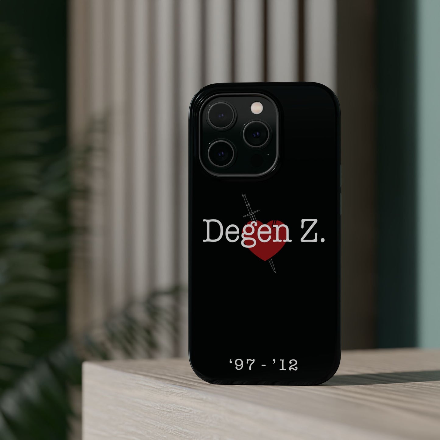 Phone Case — "Degen Z." Heart & Dagger Magnetic Impact-Resistant Case (’97–’12)